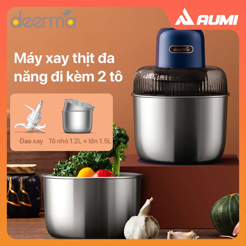 Máy Xay Thịt Đa Năng Deerma JR02 - Hàng Nhập Khẩu