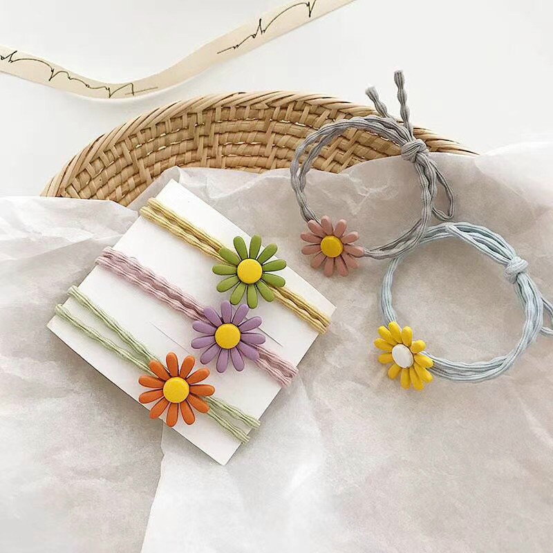 Combo 10 dây buộc tóc đủ màu đủ hình cute