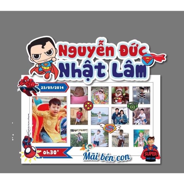 Khung hình 12 tháng của bé