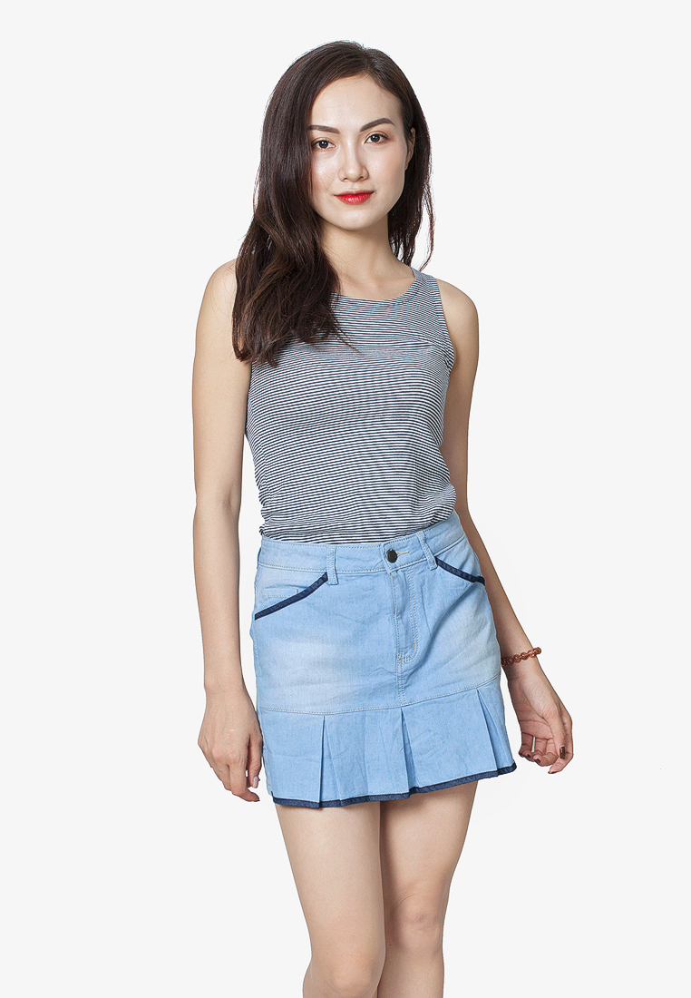 Quần short bò giả váy nữ Narsis T7019