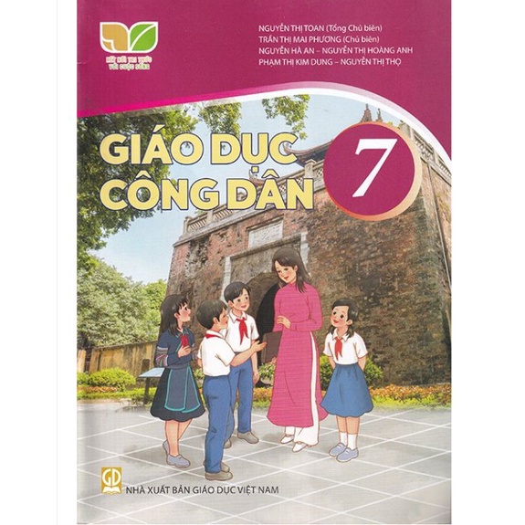 Sách - Giáo dục công dân 7 kết nối tri thức và 2 tập giấy kiểm tra kẻ ngang vỏ xanh