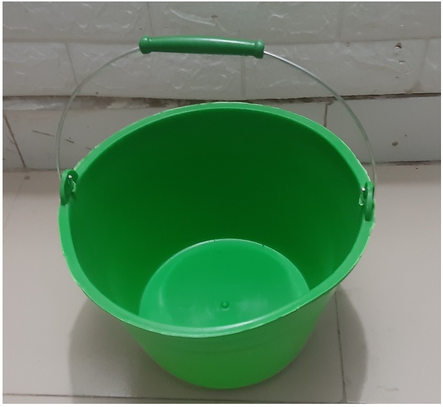 3 Xô Nhựa Đựng Nước, Tưới Cây, Xách Hồ, Xách Vữa, Đựng Đồ, Có Quai Xách, Kích Thước 28x18Cm