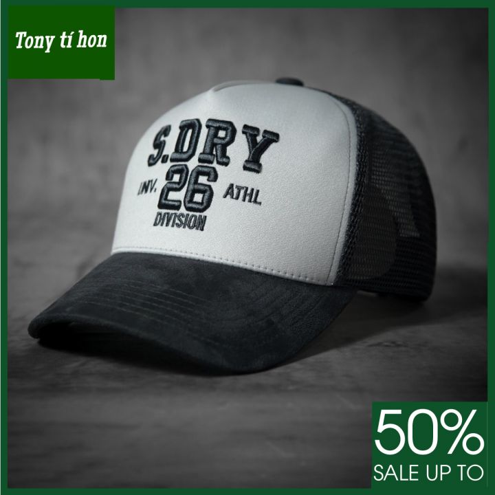 [ Miễn ship / giảm giá ] MŨ NÓN LƯỠI TRAI NAM NỮ LOGO S.DY CAO CẤP- màu trắng đen