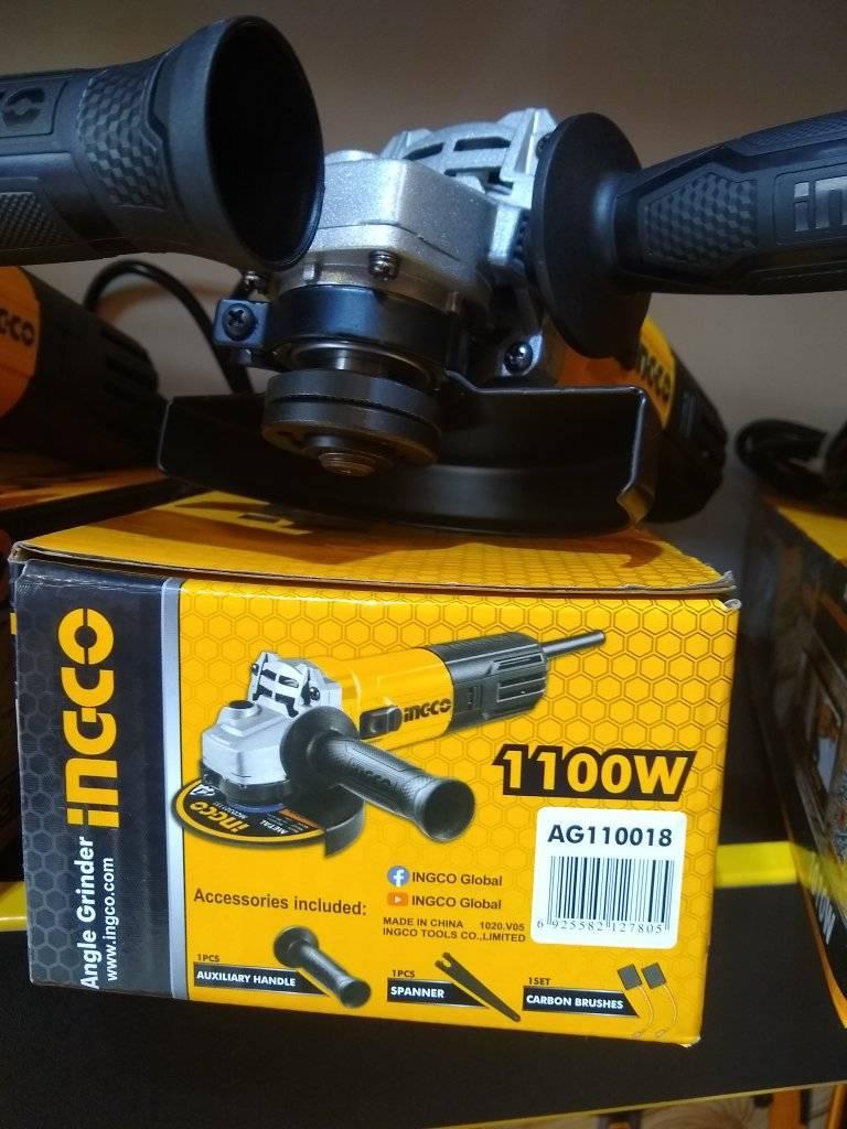 MÁY MÀI GÓC 1100W 125MM (5&quot;)  INGCO AG110018 - HÀNG CHÍNH HÃNG