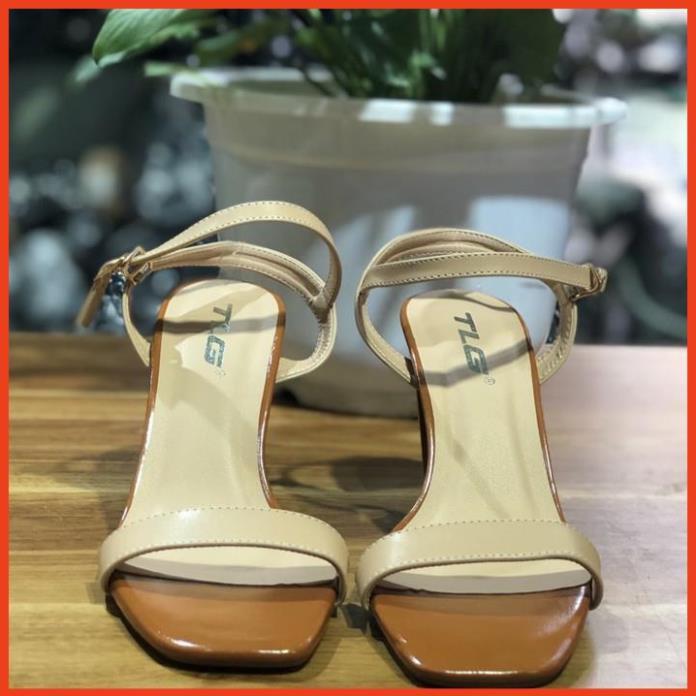 TLG Sandal cao gót nữ da cao cấp hot trend 2020 trẻ trung năng động 21283