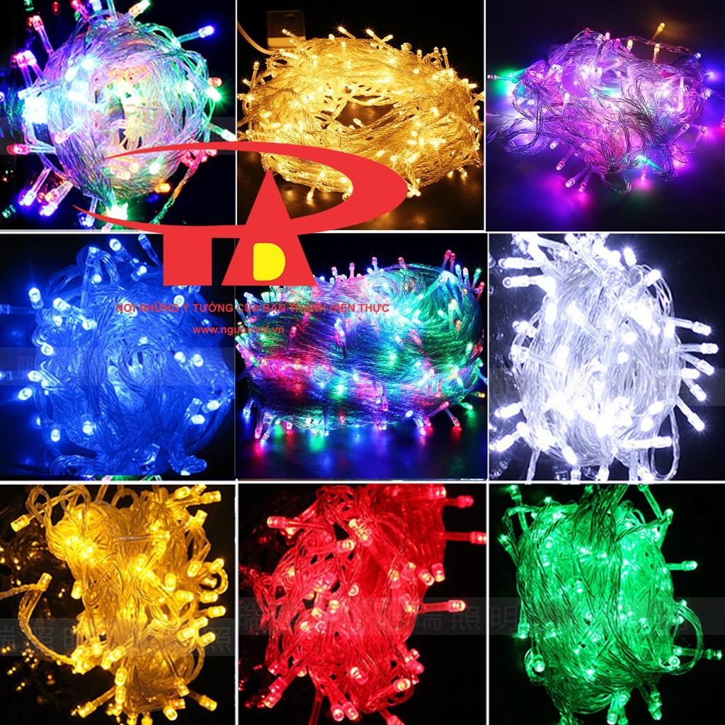 Combo 50 Dây Đèn Led Chớp 7M Màu Vàng,Trang Trí Noel