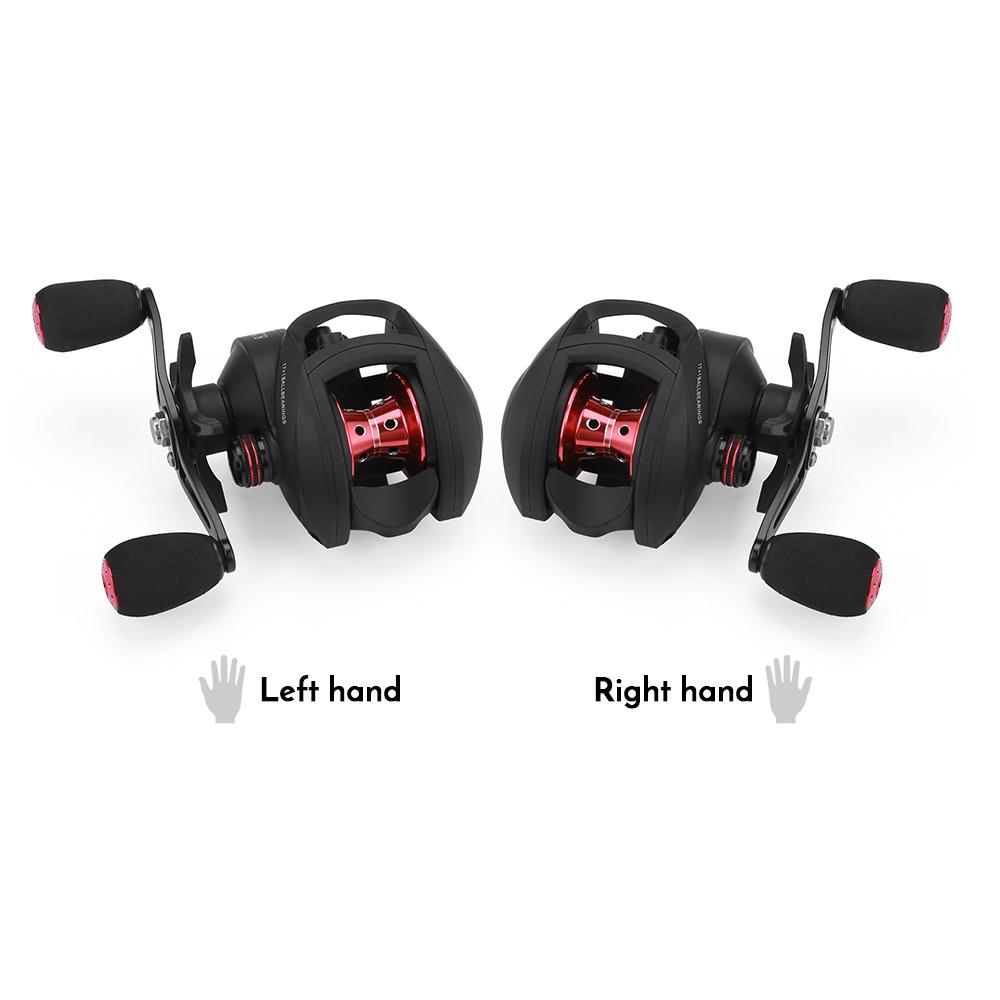 Máy Câu Cá, Máy Câu Ngang Phanh Từ Tính Tỷ Lệ Bánh Răng 17-1 Kéo Tối Đa 10Kg 8.1:1