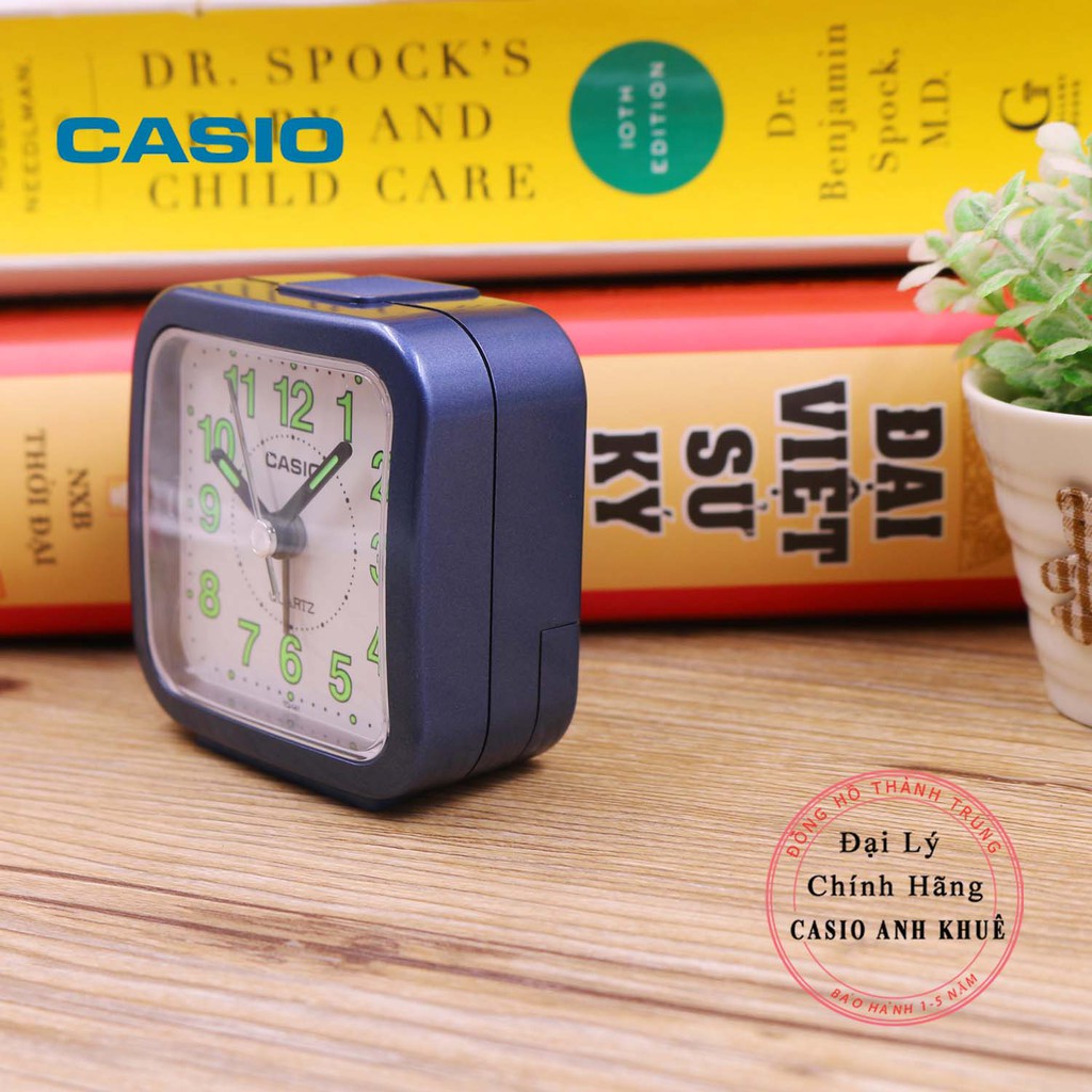 Đồng Hồ Để Bàn Casio TQ-141-2DF Có Báo Thức (6.7 x 6.4 x 3.4 cm)