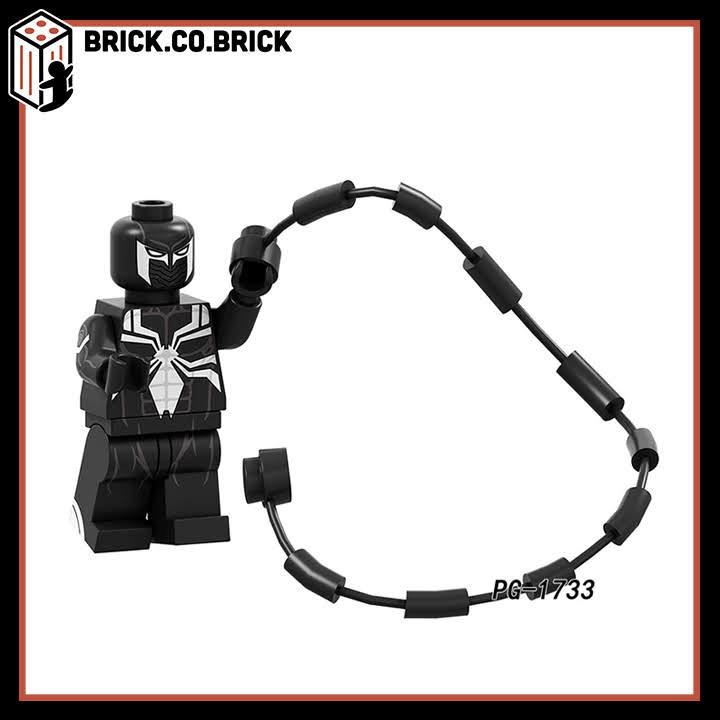 Đồ Chơi Siêu Anh Hùng Mô Hình Lắp Ráp Venom Spider man Người nhện Minifig Super heroes PG8198 - PG-1740