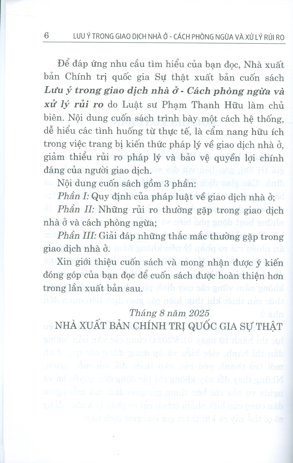 Lưu Ý Trong Giao Dịch Nhà Ở - Cách Phòng Ngừa Và Xử Lý Rủi Ro