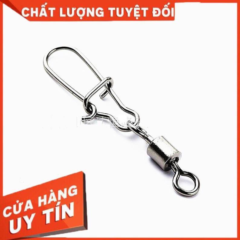 Hình ảnh Khóa link Câu Cá Chữ U Chống Xoắn 20 Chiếc Cao cấp Thép Đen siêu Chịu Lực Khóa linh câu cá - Sanami Fishing