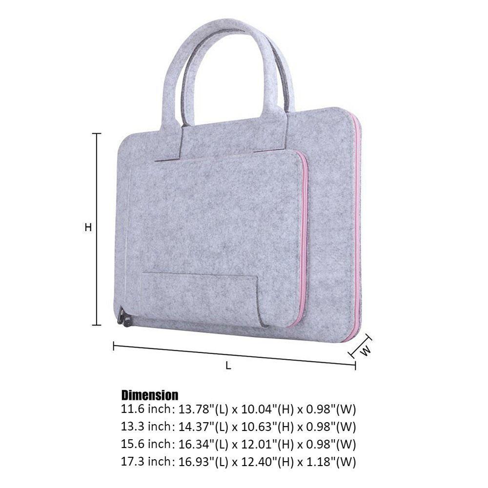 11/13/15. Túi Chống Sốc Laptop 6/17 Inch, Cảm Thấy Laptop Máy Tính Xách Tay Máy Tính Case Tặng Túi Đựng Có Tay Cầm Dành Cho Asus / Lenovo