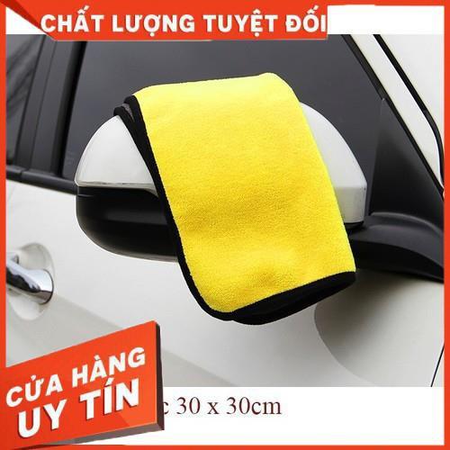 Khăn Lau Oto Cao Cấp Dày Siêu Thấm Vàng, Khăn Chùi Vệ Sinh Xe ô tô, Xe Hơi Chuyên Dụng