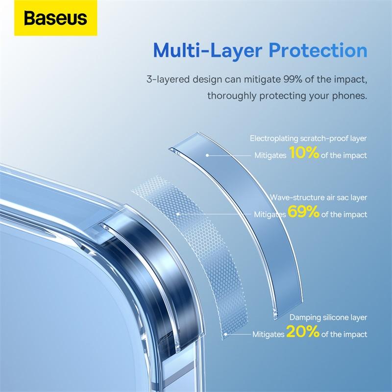 Ốp lưng cường lực viền dẻo chống sốc Baseus SuperCeramic Series Glass Case For I.P 14