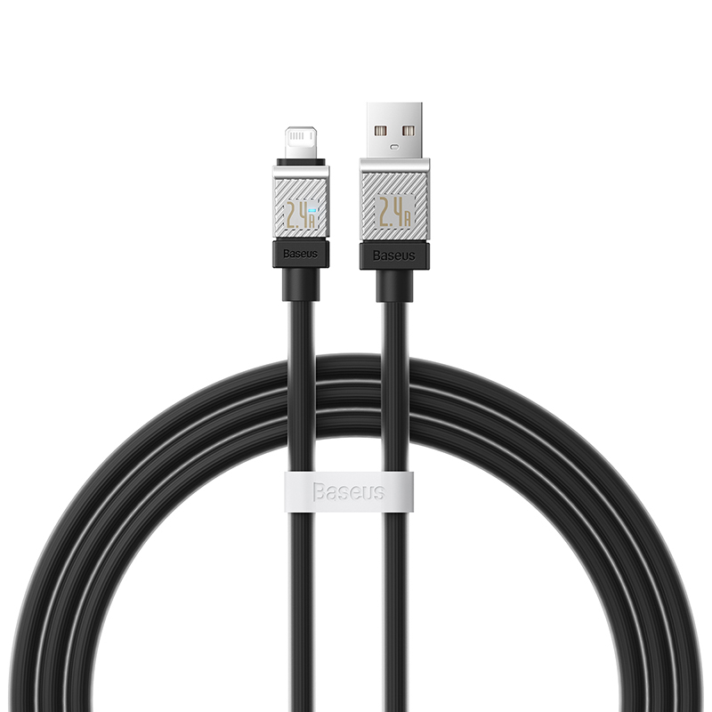 Cáp Sạc Nhanh USB to iP Baseus CoolPlay Series Fast Charging Cable USB to iP 2.4A (Hàng chính hãng)