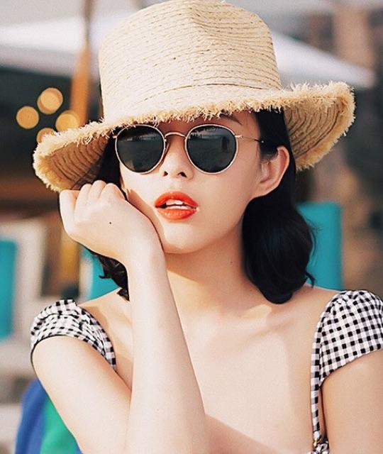 KÍNH RÂM THỜI TRANG RETRO HOTTREND VÀNG