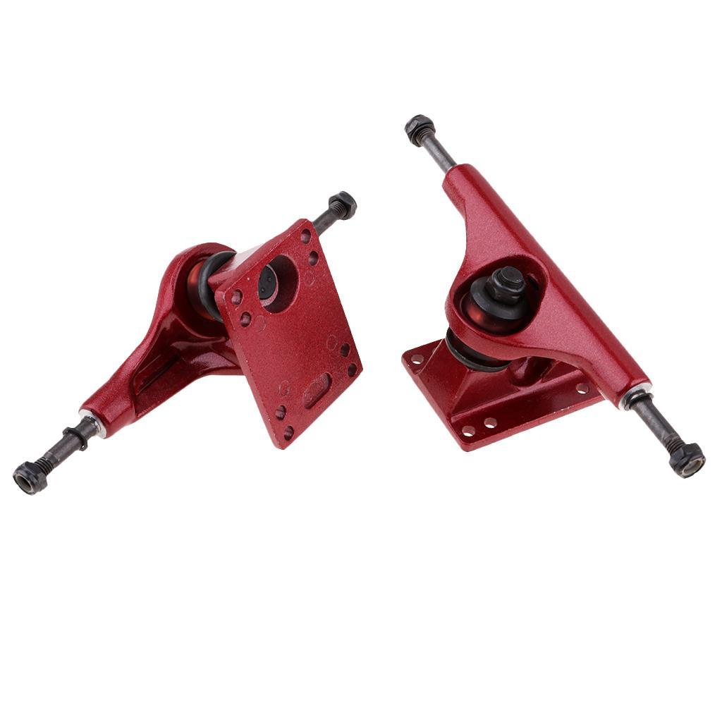 5 inch Aluminium Alloy Longboard Skateboard Trucks Impact Resistance