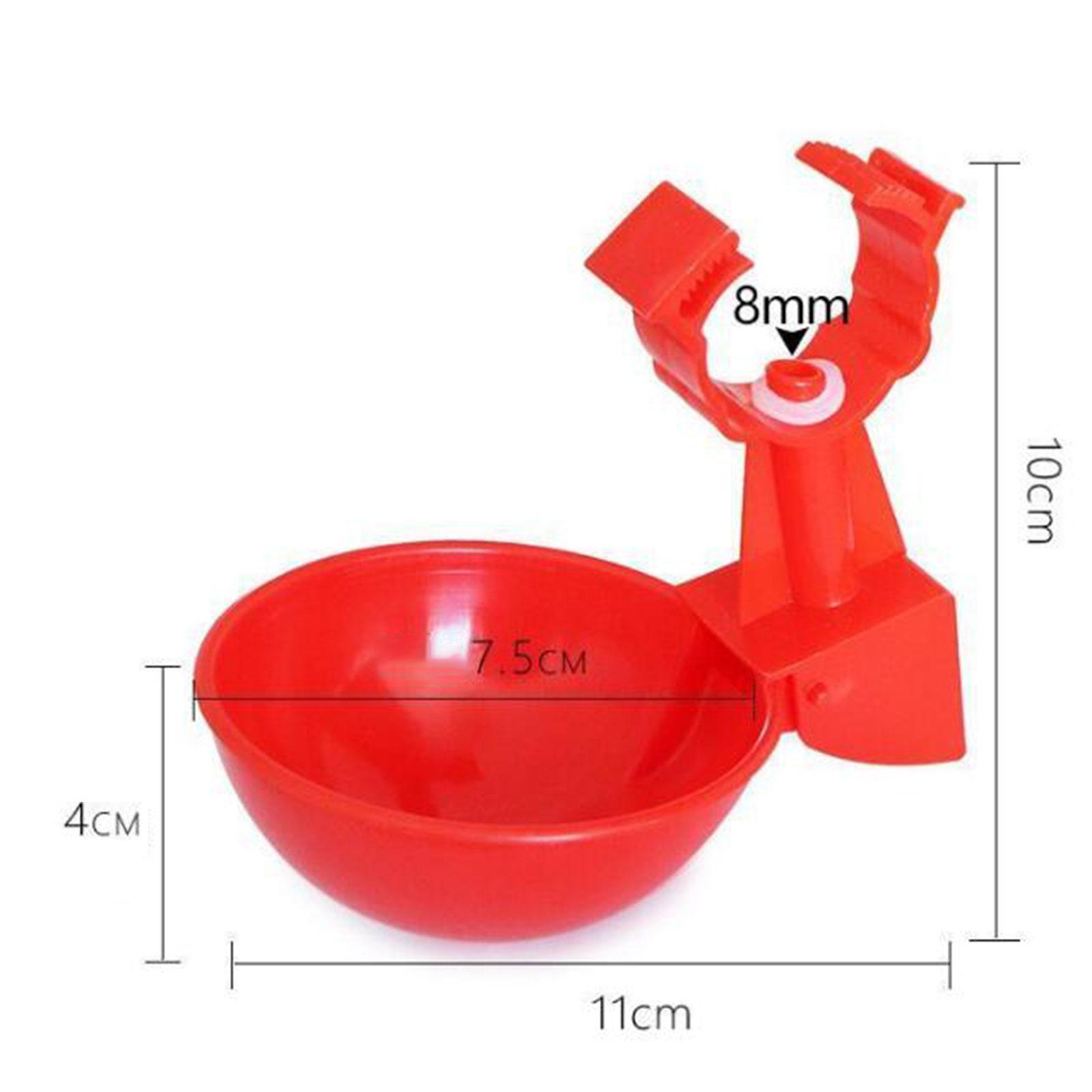 Poultry Drinking Bowl Feeder Water Dispenser Automatic Chicken Water Cup