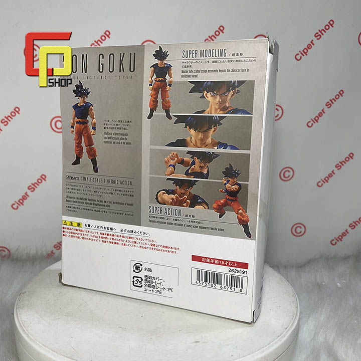 Mô hình Son Goku Ultra Có Khớp - Figure Action Son Goku Ultra Instinct SHF