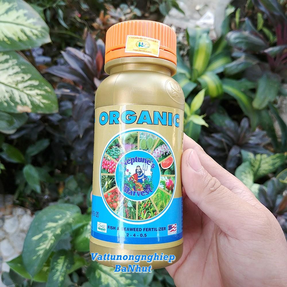 Phân Bón Lá Hữu Cơ NEPTUNE'S HARVEST FISH & SEAWEED FERTILIZER Chiết Xuất Từ Đạm Cá và Tảo Biển Chai 200ml