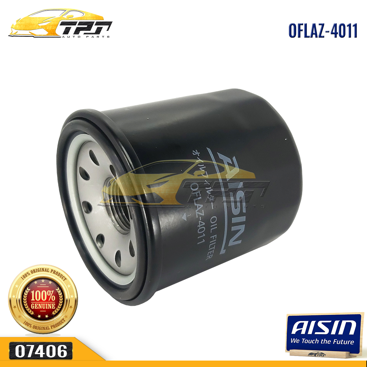 Lọc Nhớt Lọc dầu động cơ xe Nissan Sunny - Nissan Tida [OFLAZ-4011] JAPAN-[AISIN]