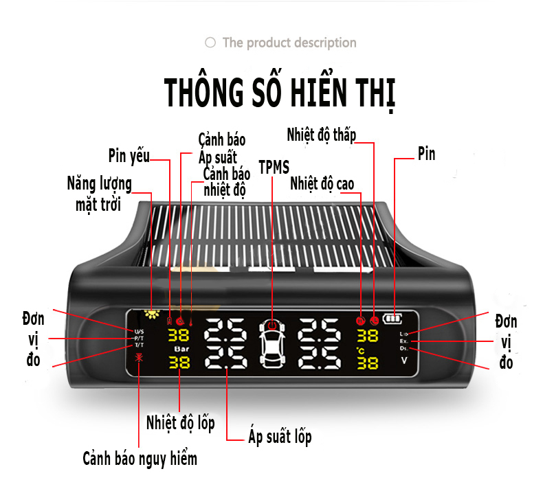 Cảm Biến Áp Suất Lốp Ô Tô