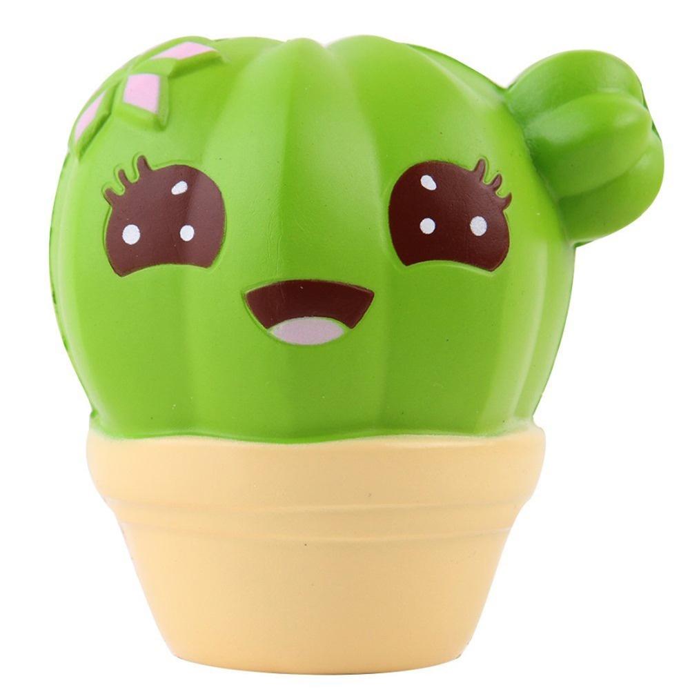 Squishy Lớn JUMBO Hình CHẬU CÂY XƯƠNG RỒNG Đồ Chơi Xốp Giảm Stress Hình mềm mịn dễ Thương đàn hồi Cho Bé