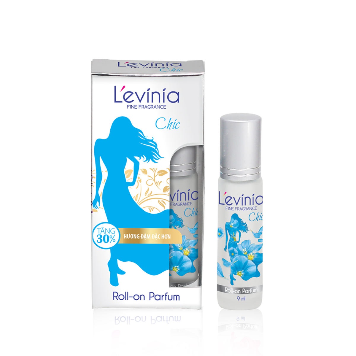 Combo 2 Nước Hoa Cao Cấp Dạng Lăn L'evinia Hương Chic 9ml