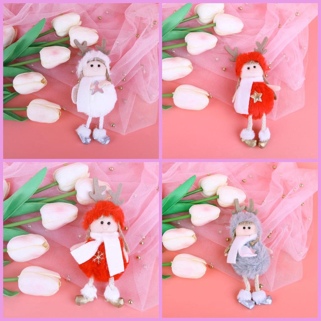 Búp bê nhồi bông thiên thần dễ thương làm đồ chơi/trang trí cây thông Giáng sinh