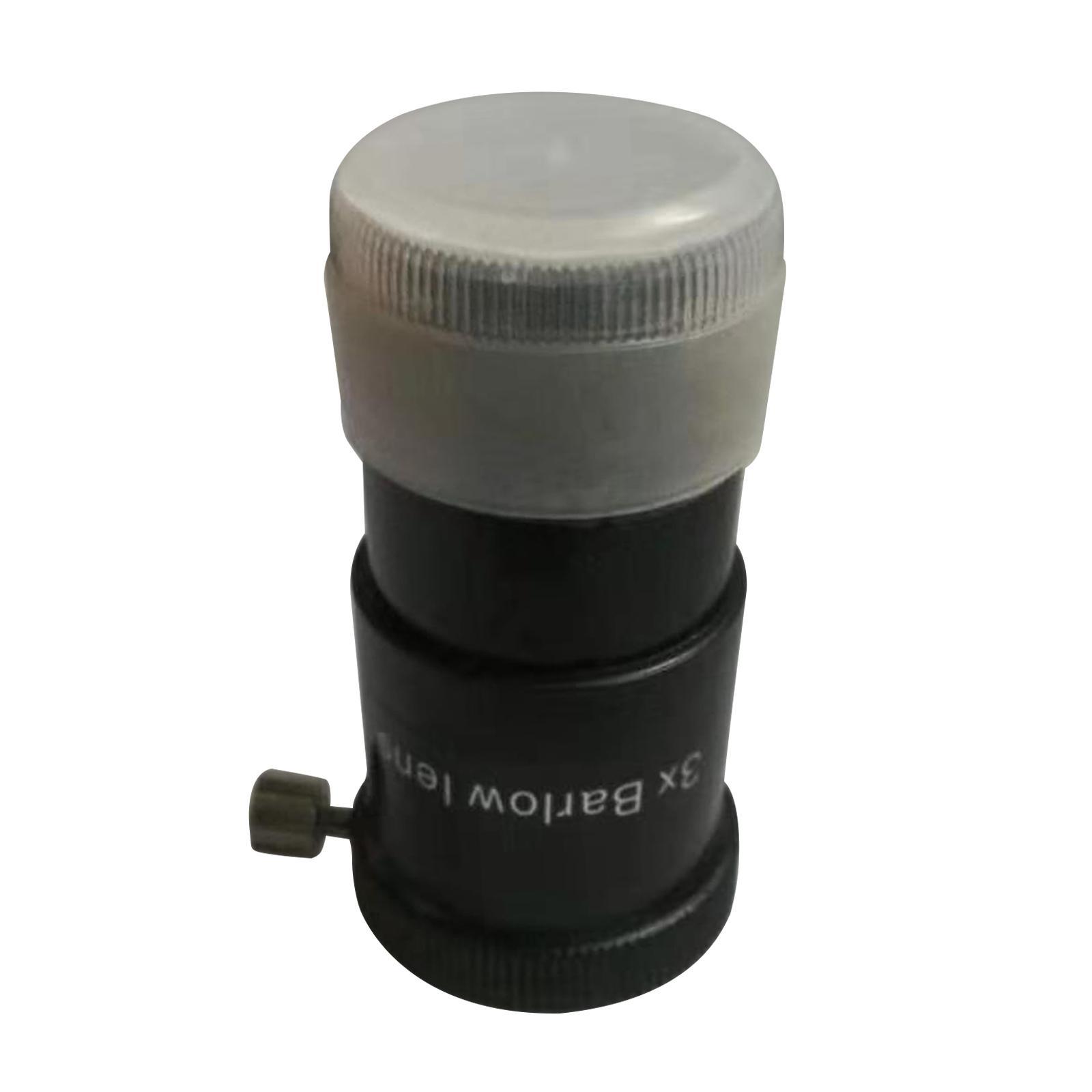 Telescope Eyepiece 1.25" Barlow Lens 3X & Moon Color Filter Yellow Universal