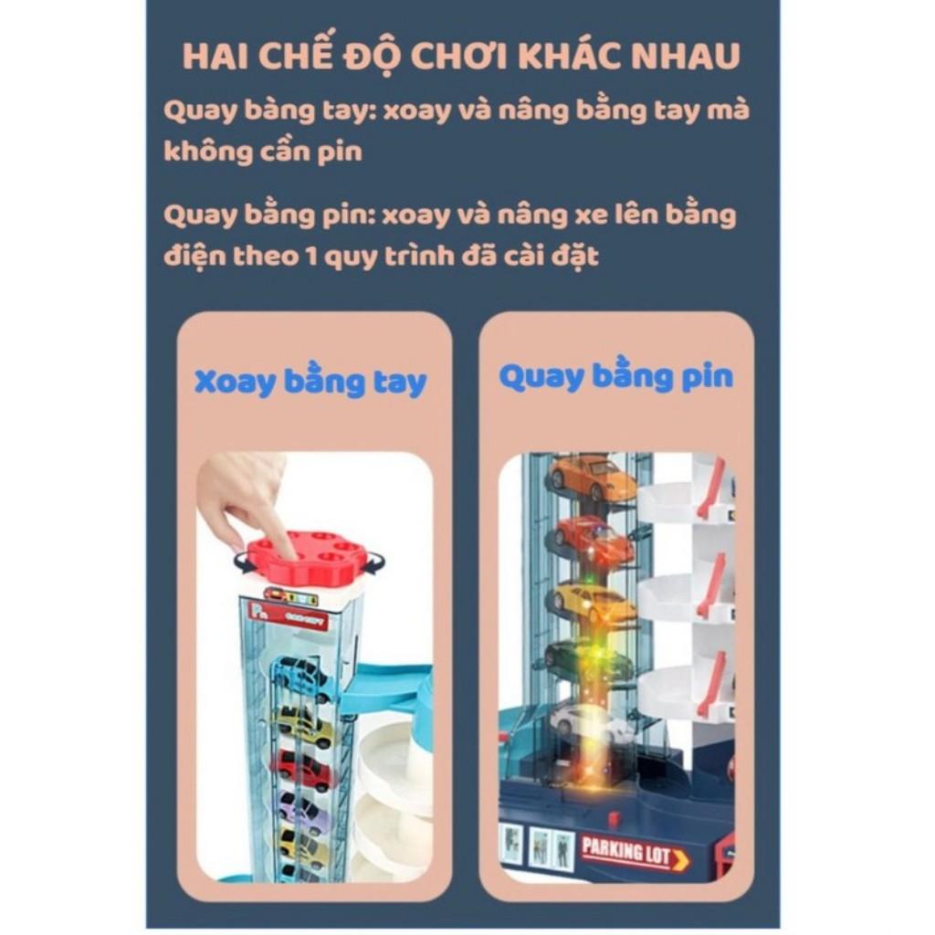 Phát triển trí tuệ cho bé với Tòa nhà đỗ xe đồ chơi mới nhất hiện nay