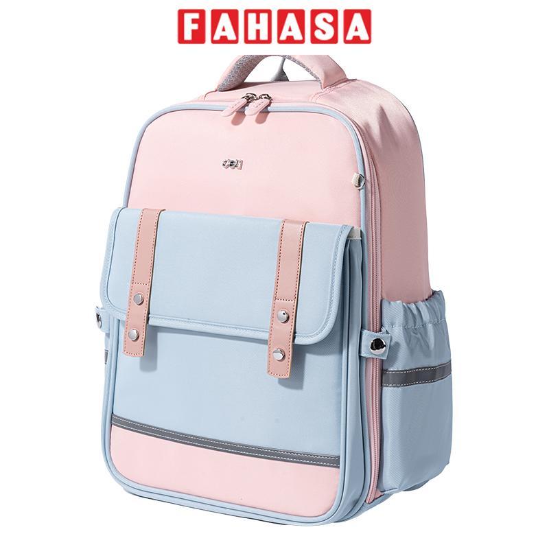 Ba Lô Chống Gù Chống Nước - Deli BB191 - Màu Hồng