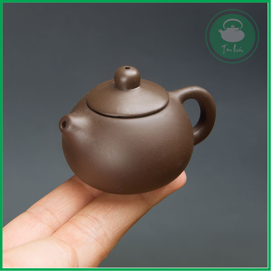 Ấm tử sa tây thi mini trang trí bàn trà