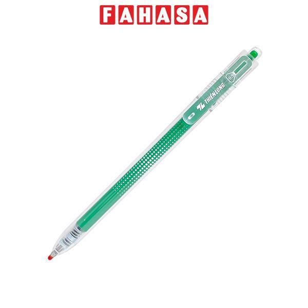 Bút Gel Colochi 0.5 mm - Thiên Long GEL-050/PLUS - Mực Xanh Lá