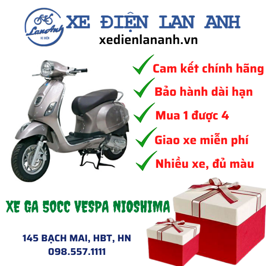 Xe Ga 50cc Nio S Chính Hãng Nioshima