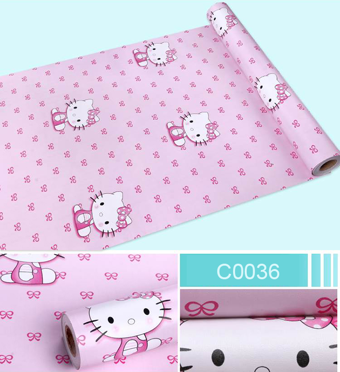 10m Giấy dán tường Hello Kitty C0036