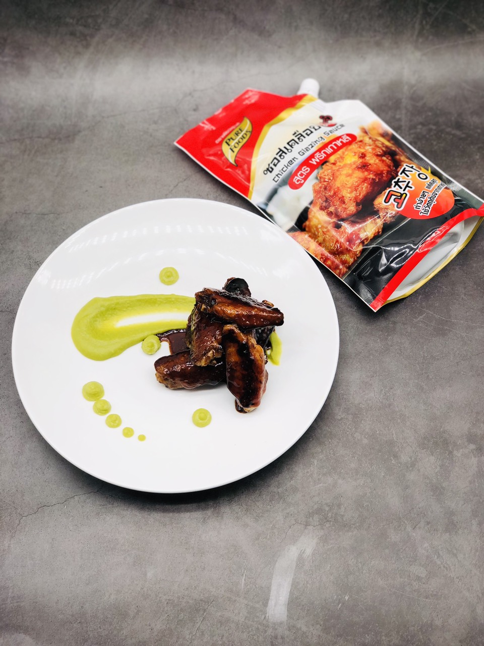 Sốt Phủ Gà Cay Hàn Quốc - Chicken Glazing Sauce with Korean Chili túi 1kg