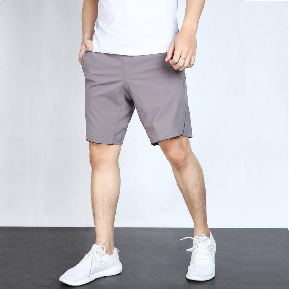 - QUẦN SHORT GIÓ THỂ THAO NAM CO GIÃN SIÊU NHẸ DÁNG THỂ THAO CỰC HOT