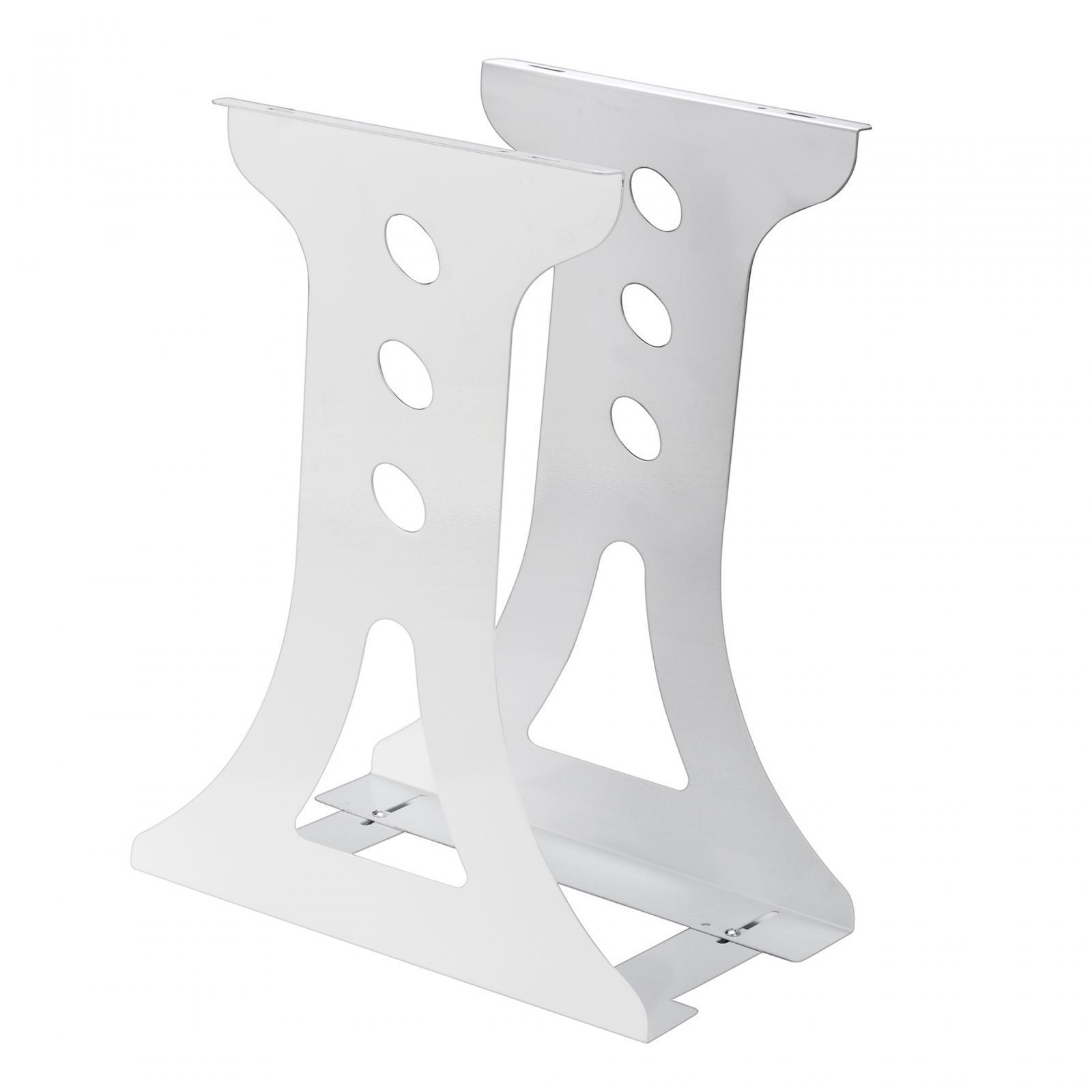 Adjustable under Desk PC Mount Easy to Install Accessory PC under Desk Mount - white