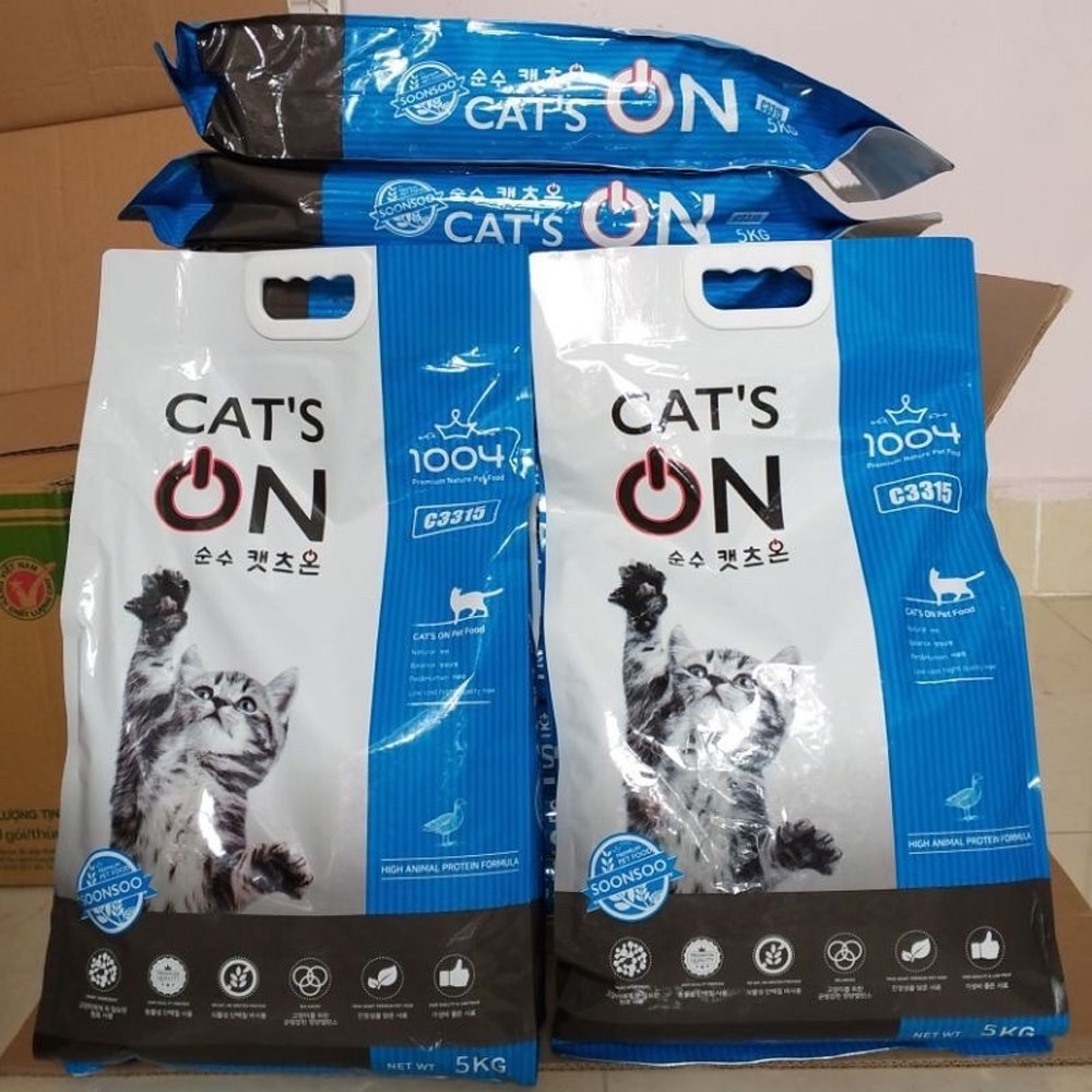 Hạt Thức Ăn Khô Cho Mèo Mọi Lứa Tuổi Cat's On 5kg