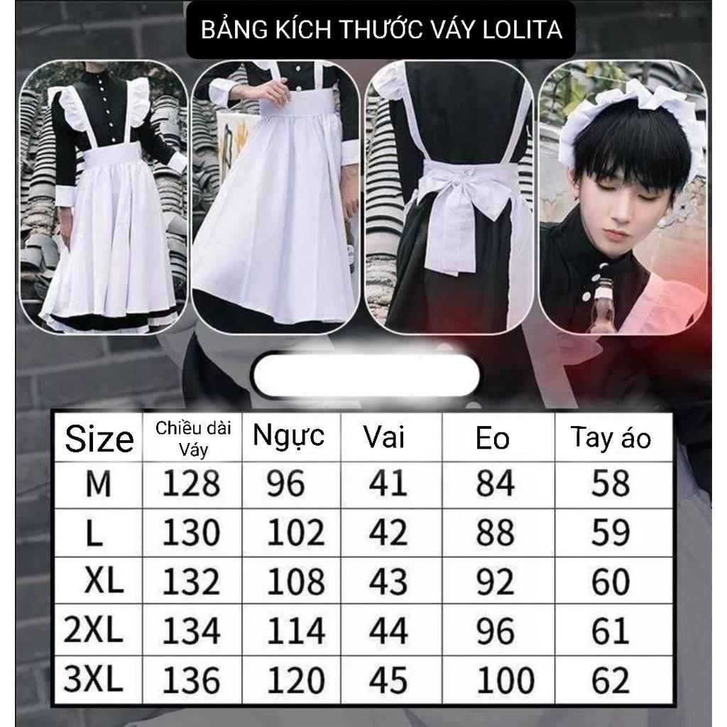 Maid cosplay - Váy hầu gái Lolita kiểu Nhật đáng yêu