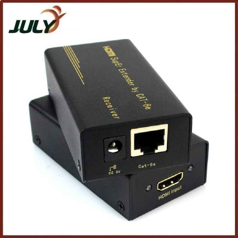 Bộ nối dài HDMI bằng dây LAN 120m - JL- HÀNG CHÍNH HÃNG