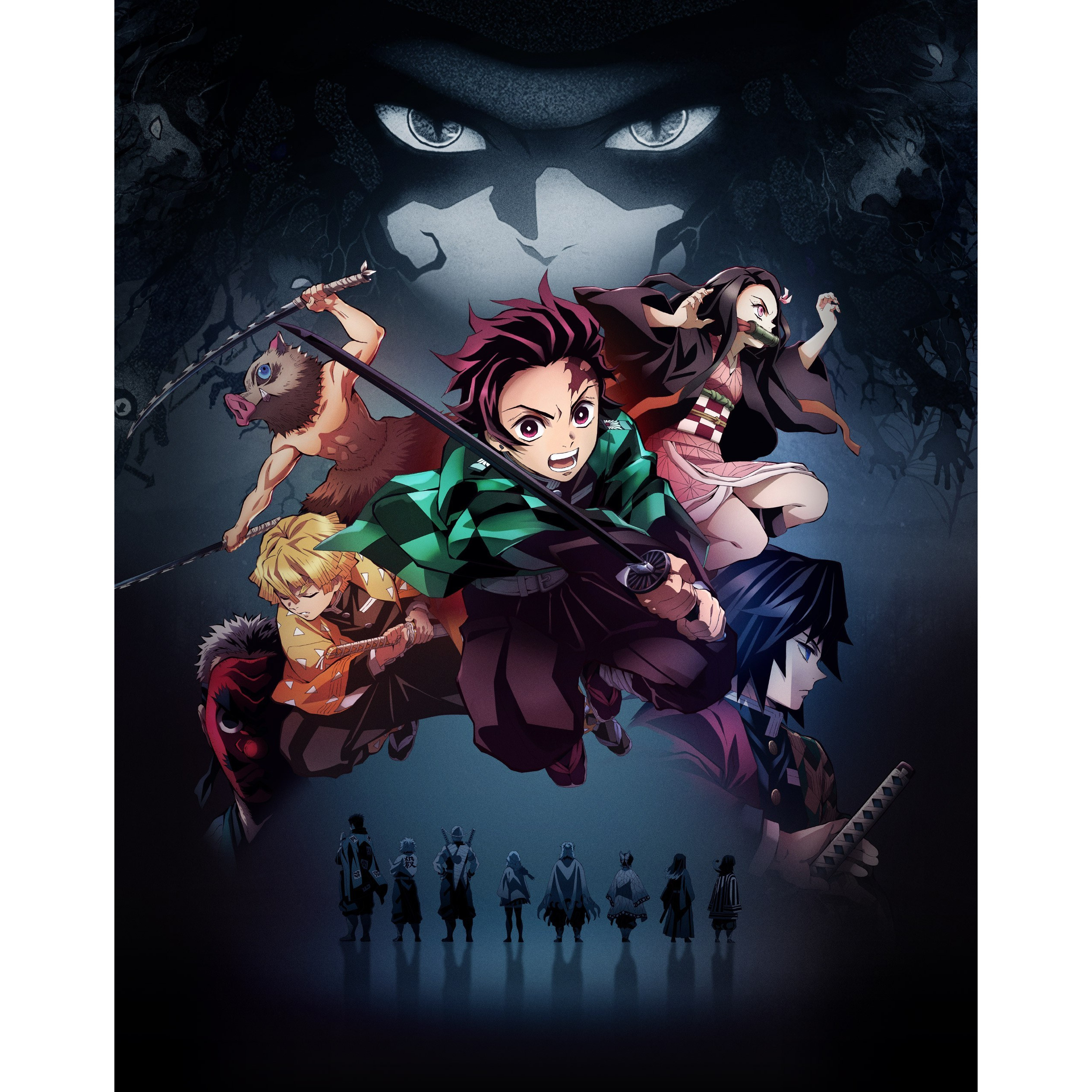 Tranh Poster kimetsu no Yaiba A4 combo 3 tấm khác nhau