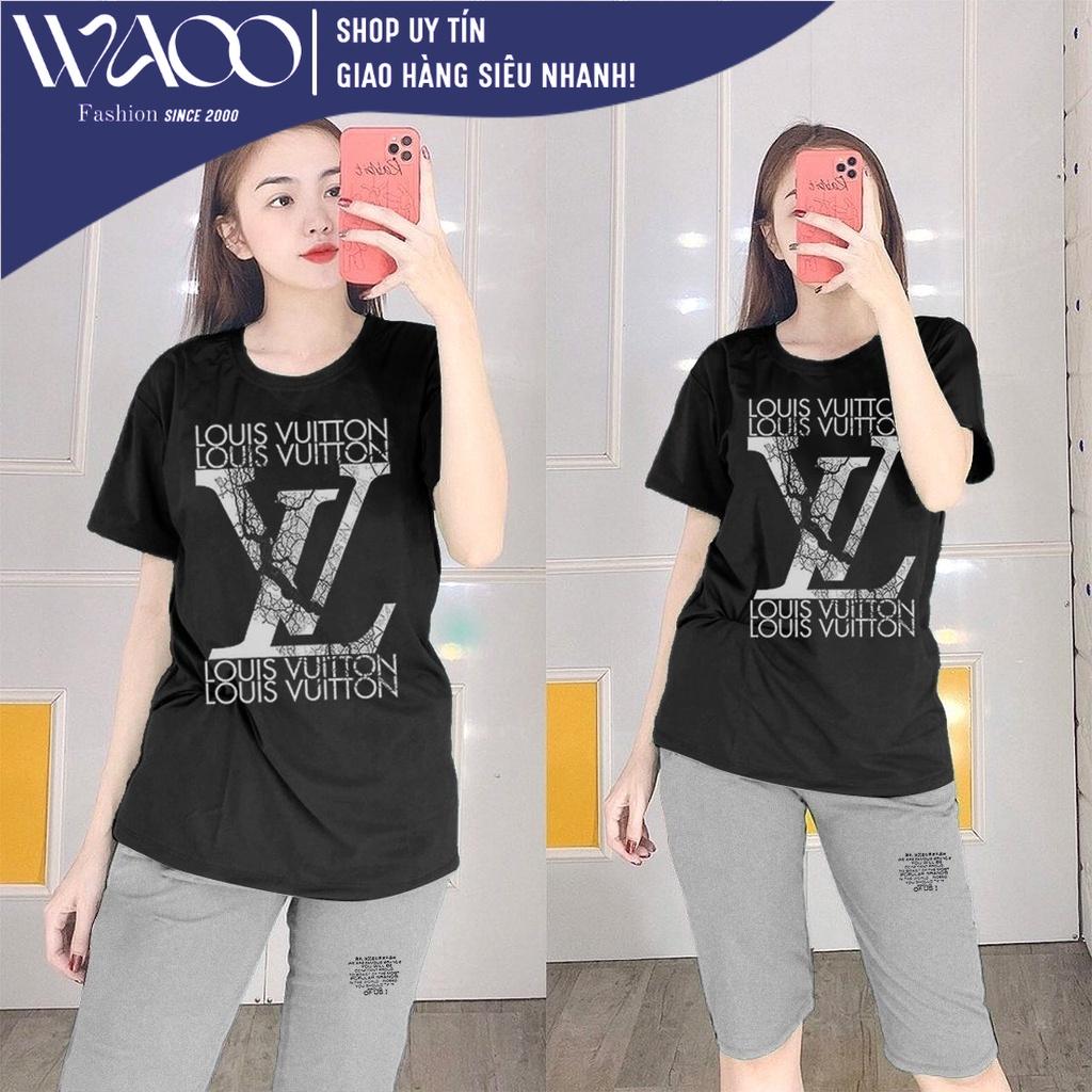 Đồ Bộ Mặc Nhà Nữ Quần Lửng Bigsize Thun Cotton Thể Thao Đẹp Dễ Thương Cute, Mặc Ngủ Đi Chơi DBN16