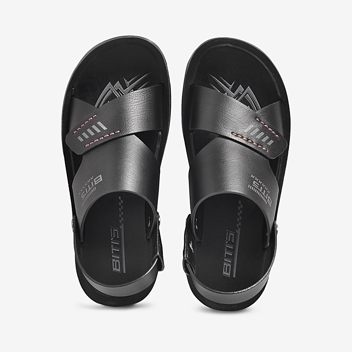 Sandal thông dụng si đế PU Nam Biti's BPM002401DEN (Đen)