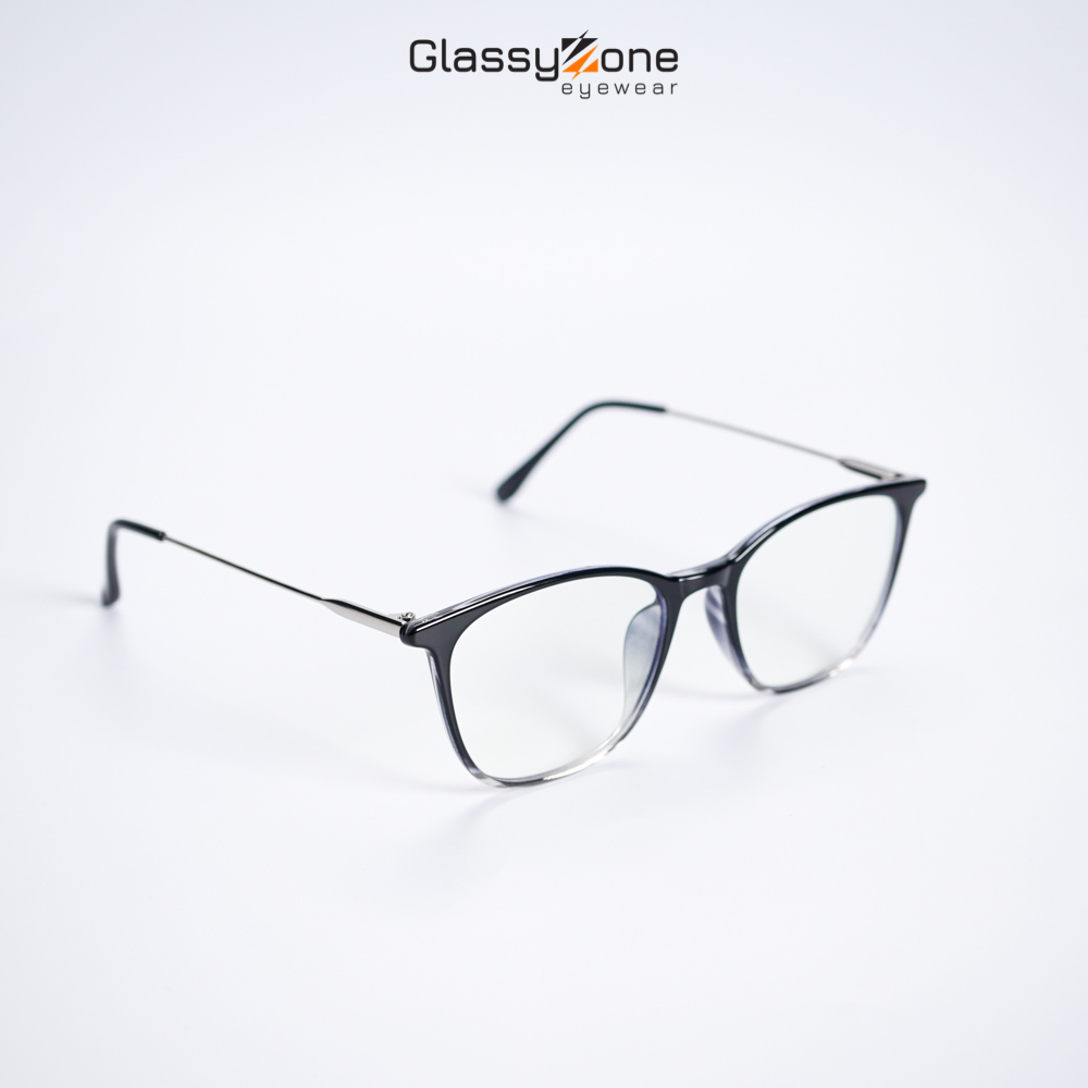 Gọng kính cận, Mắt kính giả cận nhựa dẻo Form vuông Nam Nữ Abby- GlassyZone