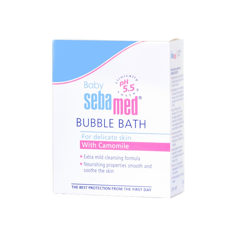 Sữa Tắm Tạo Bọt Dịu Nhẹ Cho Bé Sebamed Baby Bubble Bath pH5.5 500ml