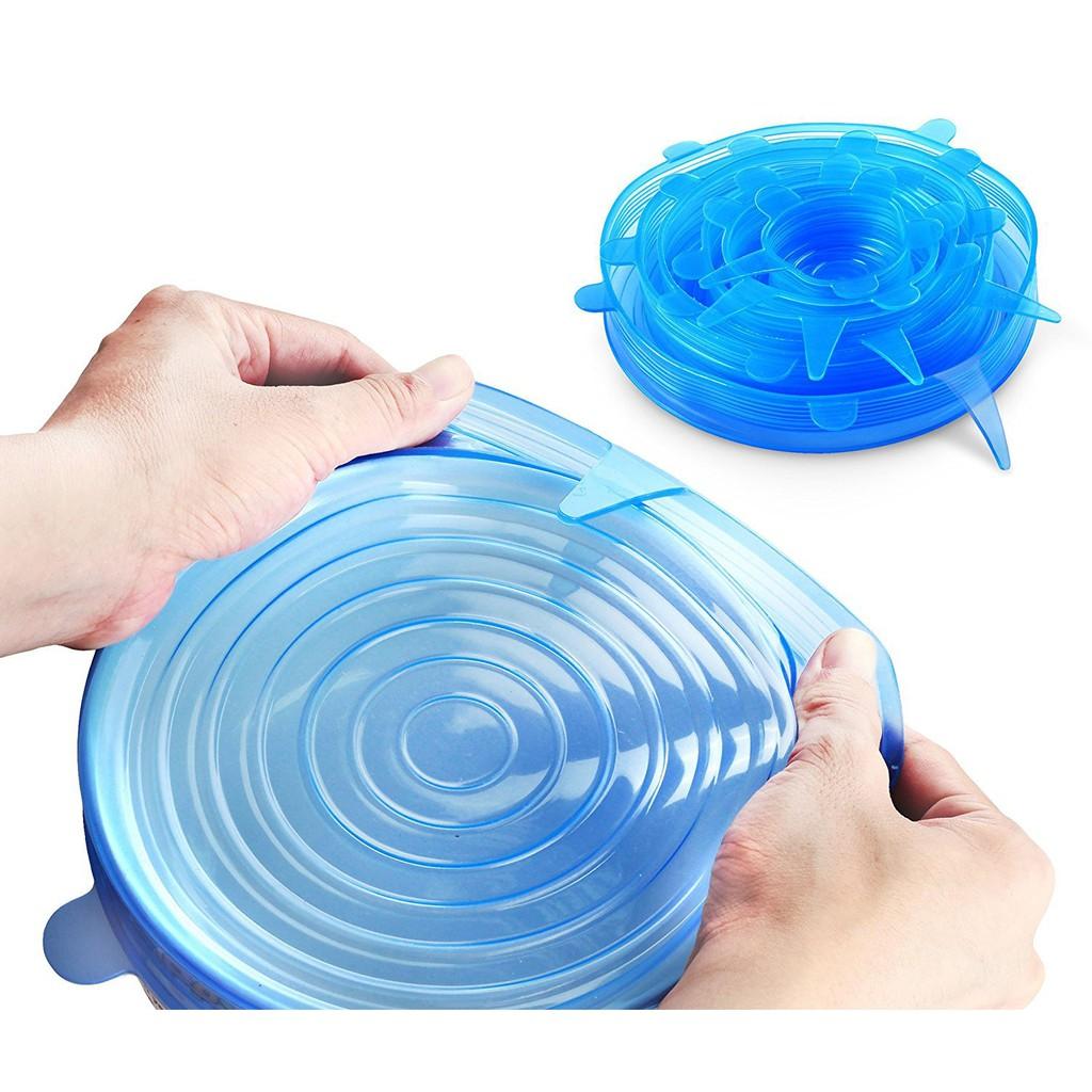 Combo 6 nắp đậy thực phẩm chuyên dụng