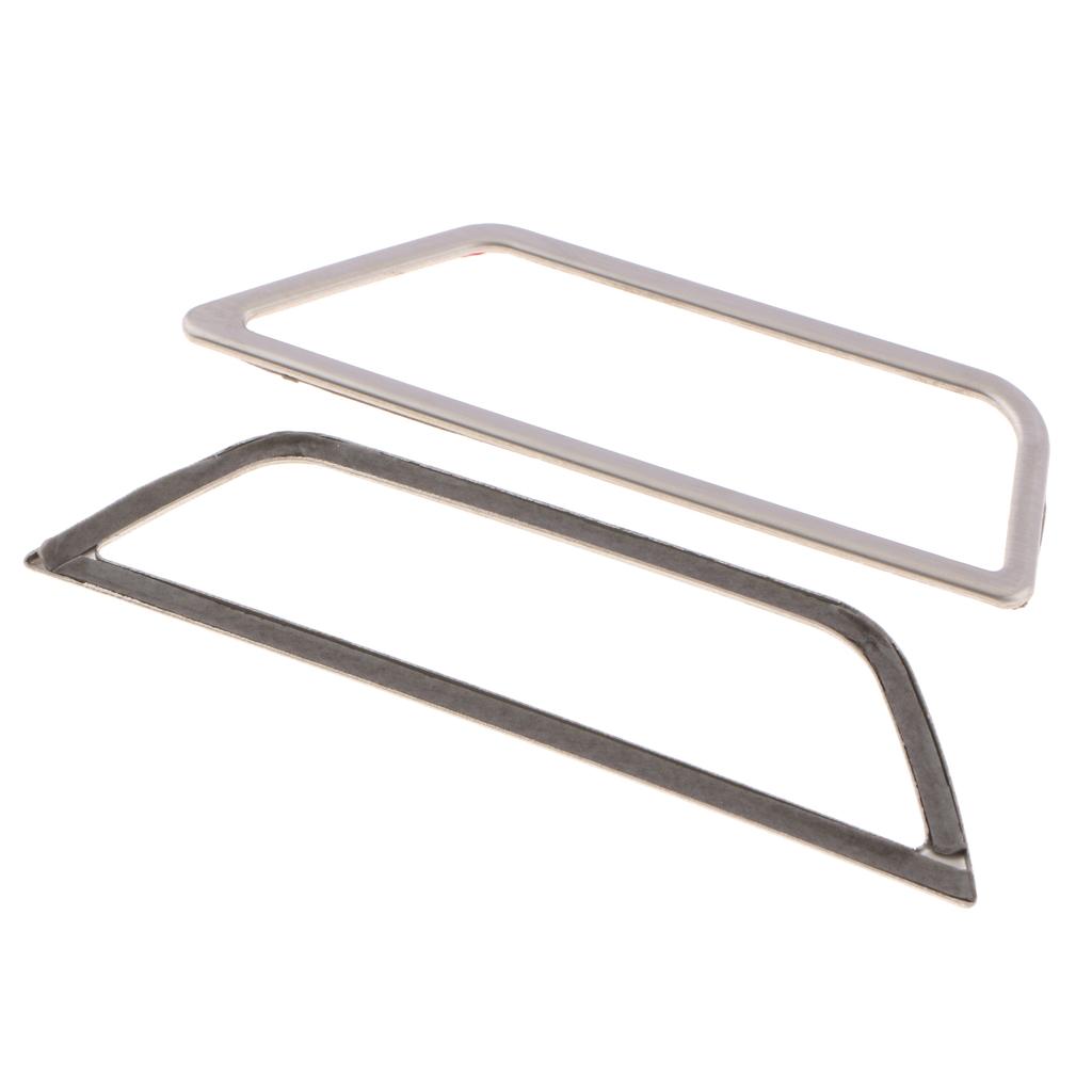 2x Stainless Steel Air Outlet Vent Trim Cover Fit For Toyota Camry Anti-Corrosion