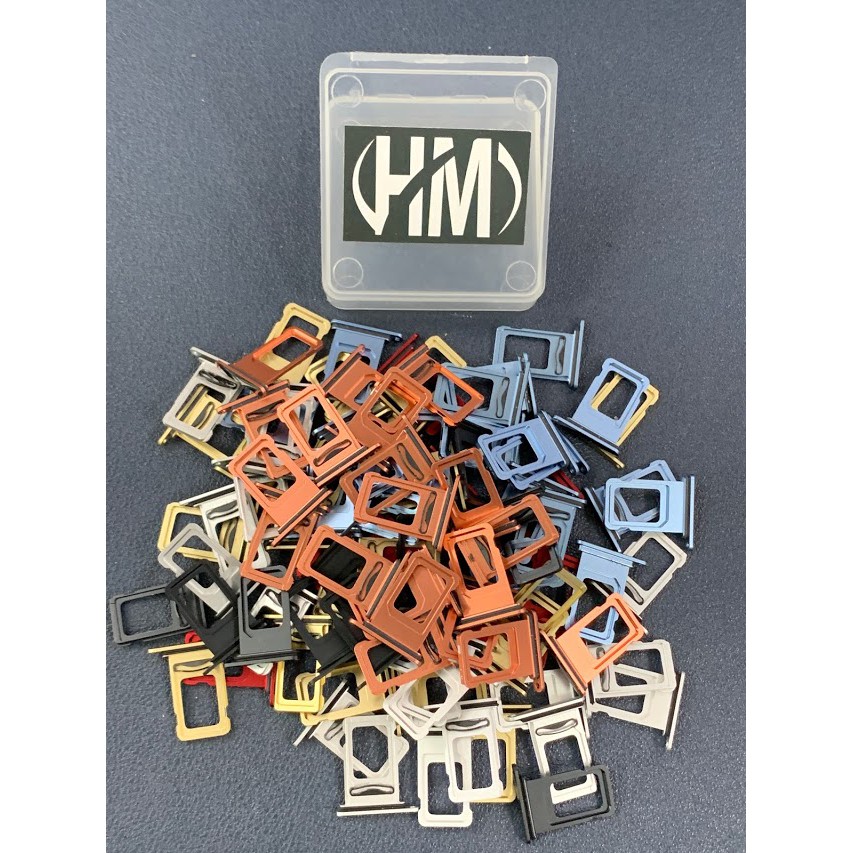 Combo độ 2 sim vật lý cho iPhone XR (ổ và khay 2 sim)